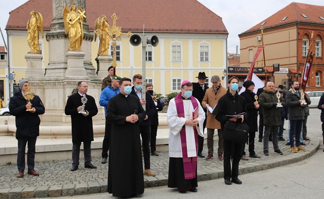 Korizmena procesija na godišnjicu potresa u Zagrebu